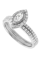 3/4 ct. t.w. Lab Grown Diamond Ring in 10K White Gold