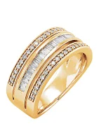 1/2 ct. t.w. White Diamond Ring in 10K Yellow Gold