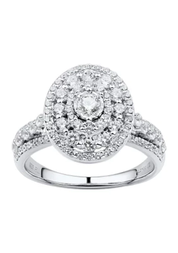 1/ ct. t.w. Diamond Ring 10K White Gold