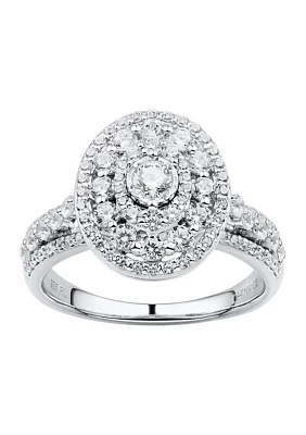 1 ct. t.w. Diamond Ring 10K White Gold