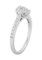 1/3 ct. t.w. Lab Grown Diamond Ring in 10K White Gold