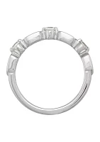 3/8 ct. t.w. Lab Grown Diamond Band Ring in 14K White Gold