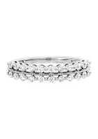 1/2 ct. t.w. Lab Grown Diamond Ring in 14K White Gold