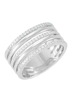 1/3 ct. t.w. Lab Grown Diamond Ring in Sterling Silver