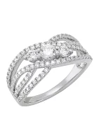 1 ct. t.w. Lab Grown Diamond Ring in Sterling Silver