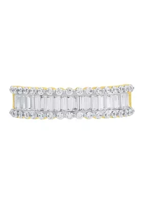 1 ct. t.w. Lab Grown Diamond Band Ring in 10K Yellow Gold