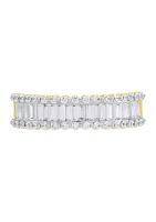 1 ct. t.w. Lab Grown Diamond Band Ring in 10K Yellow Gold