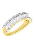 1 ct. t.w. Lab Grown Diamond Band Ring in 10K Yellow Gold