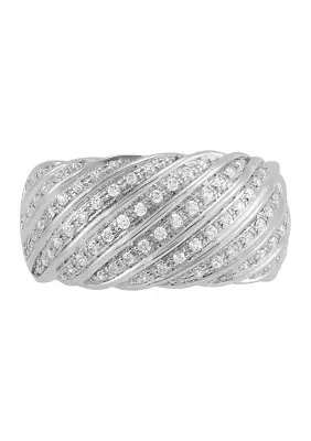 1/2 ct. t.w. Diamond Ring in Sterling Silver