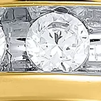 1/4 Lab Grown Diamond Gent Ring in 10K Yellow Gold