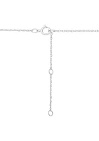 3/8 ct. t.w. Lab Grown Diamond Pendant Necklace with 18" Rope Chain in Sterling Silver