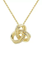 1/10 ct. t.w. Diamond Pendant Necklace in 10K Yellow Gold 