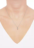 1/3 ct. t.w. Lab Grown Diamond Pendant Necklace with 18" Box Chain in 10K White Gold