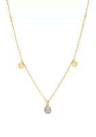  1/10 ct. t.w. Diamond Necklace in 10K Yellow Gold 