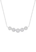 1/2 ct. t.w. Diamond Necklace in Sterling Silver