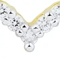 1/4 ct. t.w. Diamond Heart Necklace in Gold Over Sterling Silver