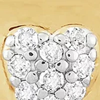 1/10 ct. t.w. Diamond Mom Necklace in Gold Plated Sterling Silver