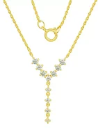 1/2 ct. t.w. Lab Grown Diamond Y Necklace in 10K Yellow Gold