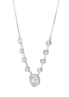 1/2 ct. t.w. Lab Grown Diamond Necklace in Sterling Silver