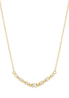 Lab Grown 1/3 ct. t.w. Diamond Necklace in 10K Yellow Gold