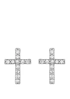 1/8 ct. t.w. Diamond Earrings in 10K White Gold 