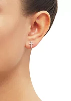 1/8 ct. t.w. Diamond Earrings in 10K White Gold 
