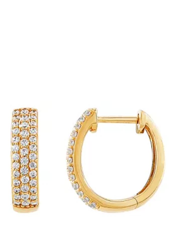 3/8 ct. t.w. Diamond Earrings in 10K Yellow Gold