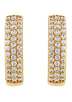 3/8 ct. t.w. Diamond Earrings in 10K Yellow Gold