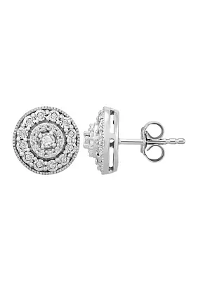 1/4 ct. t.w. Diamond Stud Earrings in Sterling Silver