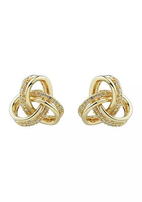1/10 ct. t.w. Diamond Earrings in 10K Yellow Gold