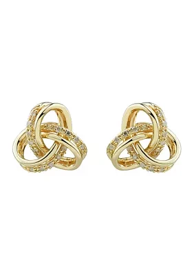 1/10 ct. t.w. Diamond Earrings in 10K Yellow Gold 