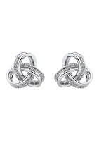 1/10 ct. t.w. Diamond Earrings in Sterling Silver 