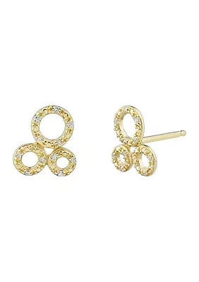 1/10 ct. t.w. Diamond Earring in 10K Yellow Gold