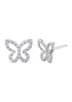 1/10 ct. t.w. Diamond Earrings in 10K White Gold