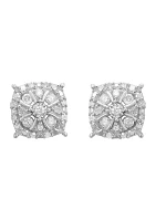 1/4 ct. t.w. Diamond Earrings in Sterling Silver  