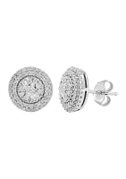  1/2 ct. t.w. Diamond Earring in Sterling Silver