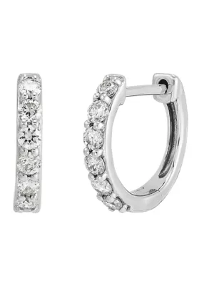 1/4 ct. t.w. Diamond Earrings in 10K White Gold