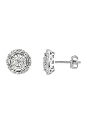  1/4 ct. t.w. Diamond Round Stud Earrings