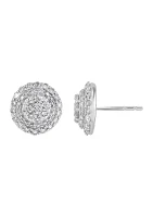 1 ct. t.w. Lab Grown Diamond Stud Earrings in Sterling Silver