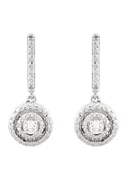  1/10 ct. t.w. Lab Diamond Earrings in Sterling Silver 