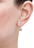  1/10 ct. t.w. Lab Diamond Earrings in Sterling Silver 