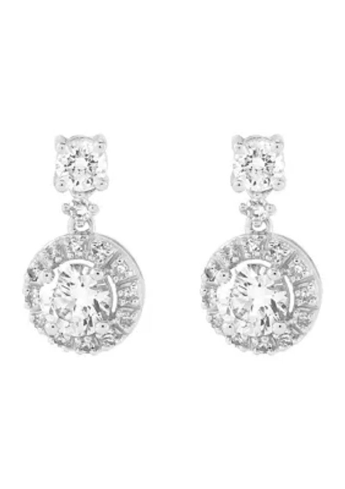 1 ct. t.w. Lab Grown Diamond Earrings in 10K White Gold