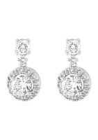 1 ct. t.w. Lab Grown Diamond Earrings in 10K White Gold