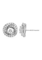  1 ct. t.w. Lab Grown Diamond Stud Earrings in 10K White Gold