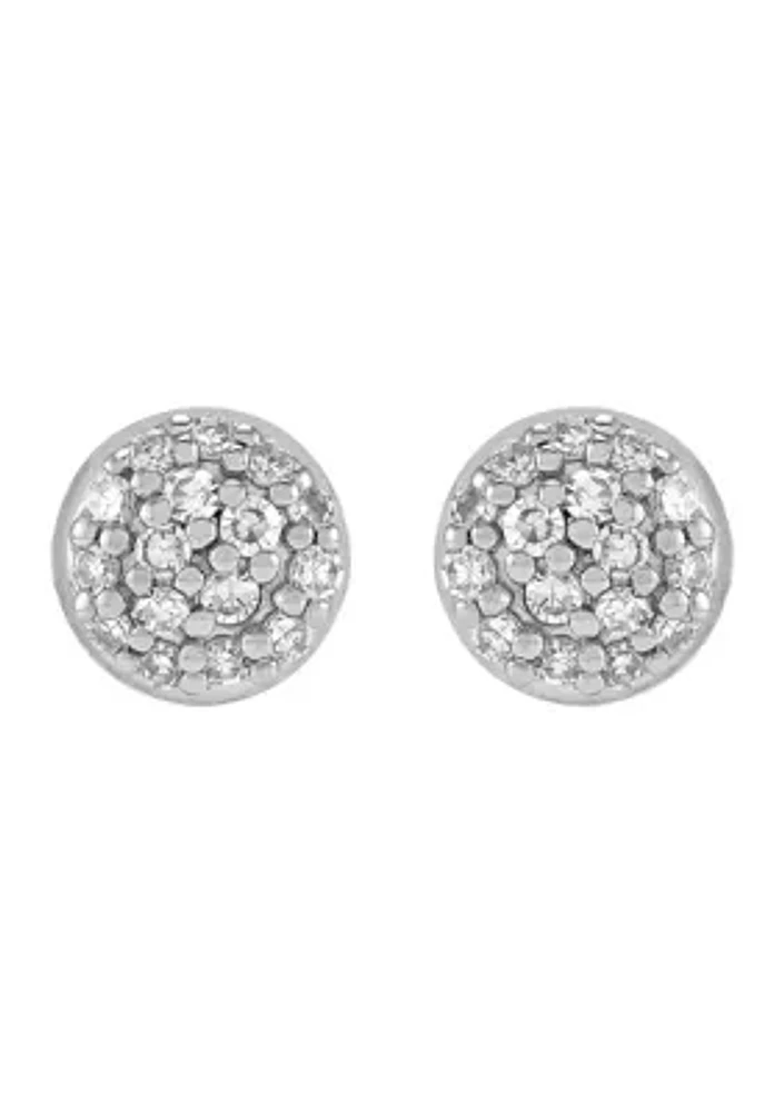 1/4 ct. t.w. Lab Grown Diamond Stud Earrings in 10K White Gold