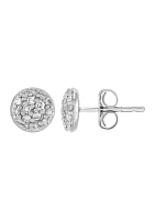 1/4 ct. t.w. Lab Grown Diamond Stud Earrings in 10K White Gold