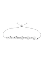 1/2 ct. t.w. Diamond Bolo Bracelet in Sterling Silver