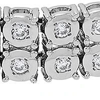 Lab Created 1 ct. t.w. Lab Diamond Bracelet in Sterling Silver