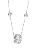 1/2 ct. t.w. Lab Grown Diamond Necklace in Sterling Silver