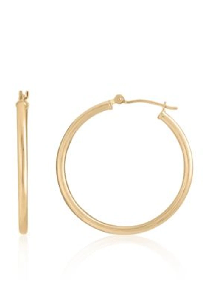 Hoop Earrings in 14K Yellow Gold